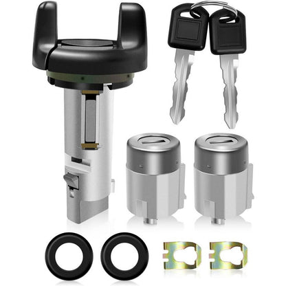 Solidspare Ignition Switch & Door Lock Cylinders with Keys for Chevy GMC C/K Suburban