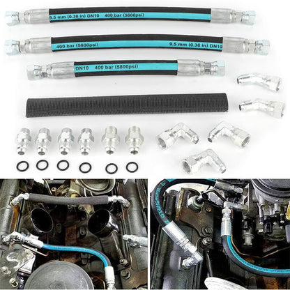 Solidspare For 1999-2003 Ford 7.3L Powerstroke High Pressure Oil Pump HPOP Hoses Lines Set