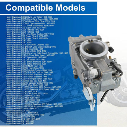 Solidspare Carburetor for 42mm Harley HSR42 Evo Evolution Twin Cam TM42 Carb