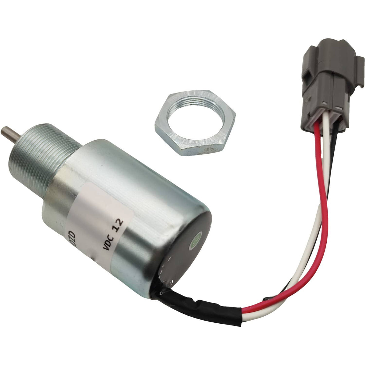 Solid Spare 30A87-20403 Fuel Shutoff Solenoid Fit for Volvo EC13B EC25B EC15B EC35 EC30