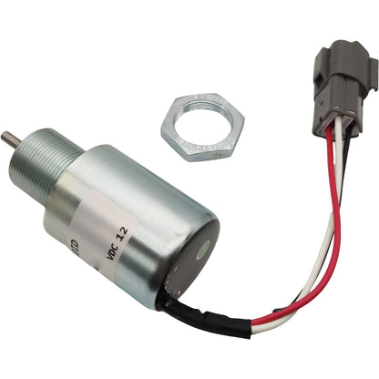 Solid Spare 30A87-20403 Fuel Shutoff Solenoid Fit for Volvo EC13B EC25B EC15B EC35 EC30