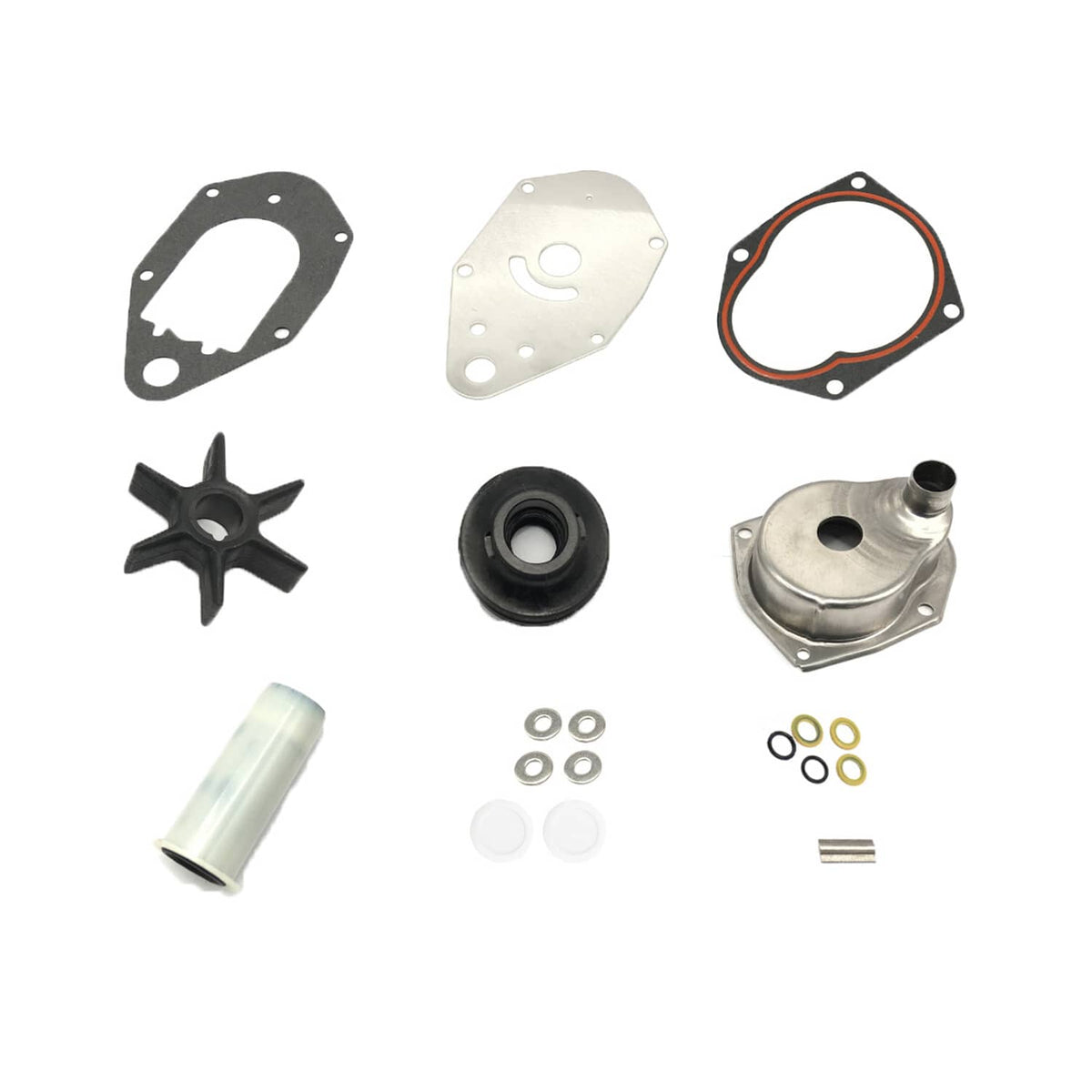 Solid Spare For Mercury 40 45 50 60HP 2/4stroke Water Pump Kit 46-812966A12/11 47-19453Q2/T2
