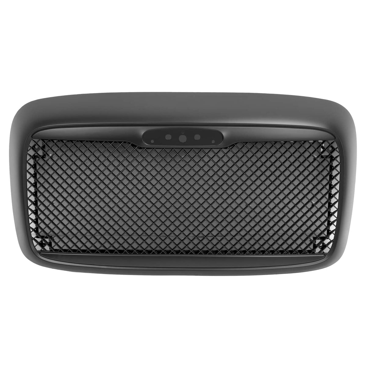 Solid Spare For Freightliner Columbia 00-12 Black Front Bumper Upper Grille Mesh Style Grill