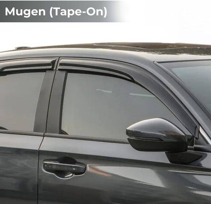 Solidspare New For 2020-2025 Toyota Corolla Sedan JDM Mugen Style Window Visors Rain Guards