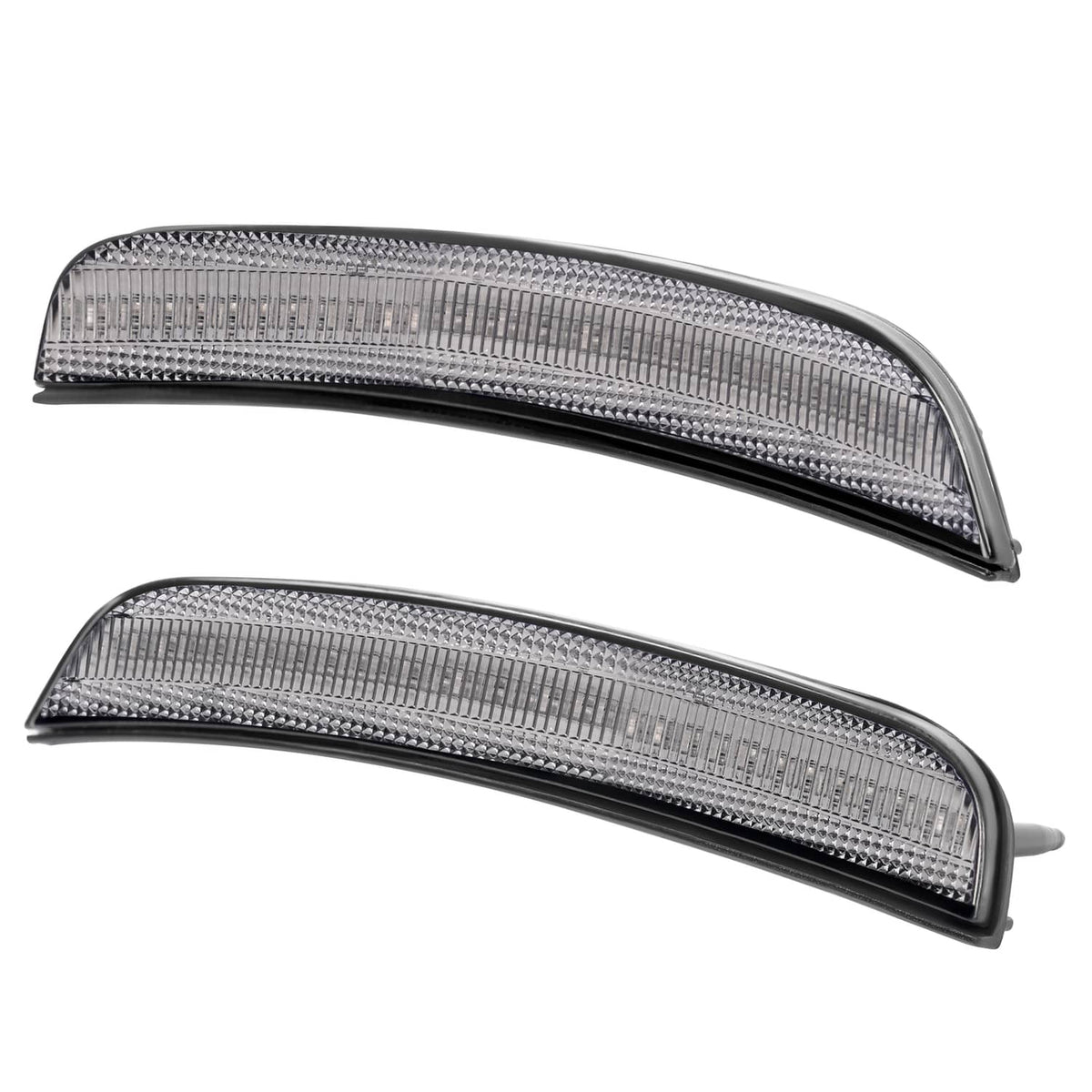 Solid Spare Front Side Marker Light Reflector For Chrysler 300 2015-2023 Amber LED Smoked