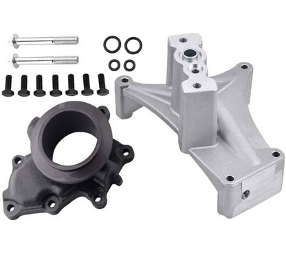 Solidspare Turbo Pedestal+ Exhaust Housing w/Bolts For Ford 99.5-03 Powerstroke Diesel 7.3L