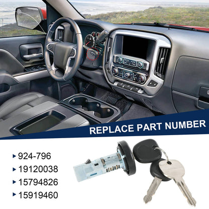 Solidspare IGNITION LOCK CYLINDER For 2007-2013 SILVERADO TAHOE YUKON GMC SIERRA & MORE