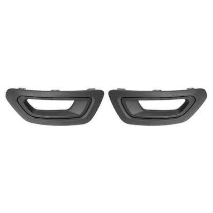 Solid Spare FOR FORD TRANSIT 2020-25 VAN LEFT&RIGHT SIDE FOG LIGHT LAMP COVERS BEZELS BLACK