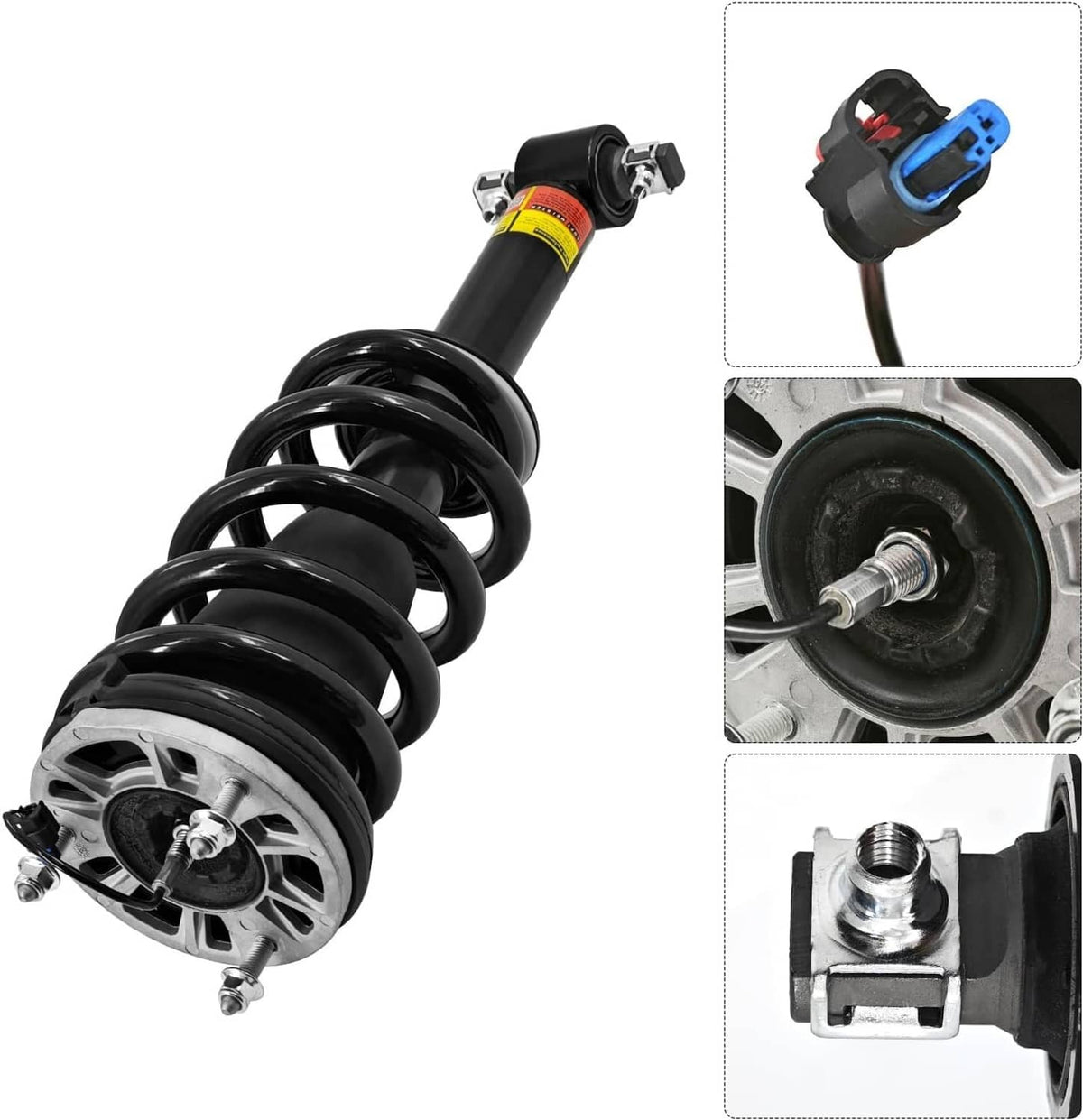 Solidspare 4x Front Rear Shock Struts Magnetic Fit 2021-2024 Escalade Chevy Tahoe GMC Yukon