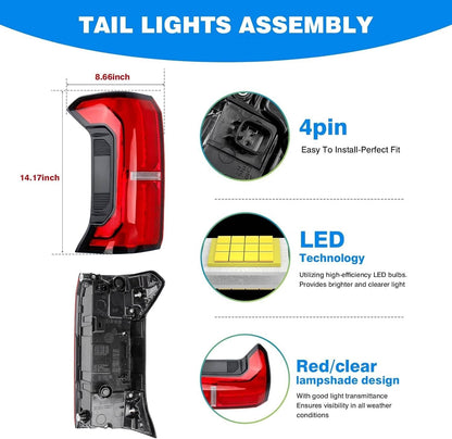 Solidspare LED Tail Light Brake Lamp Left Driver For 2024 2025 Toyota Tacoma 81560AK050