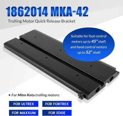 Solidspare 1862014 MKA-42 Quick Release Bracket for Minn Kota Ultrex, Fortrex, Maxxum, Edge