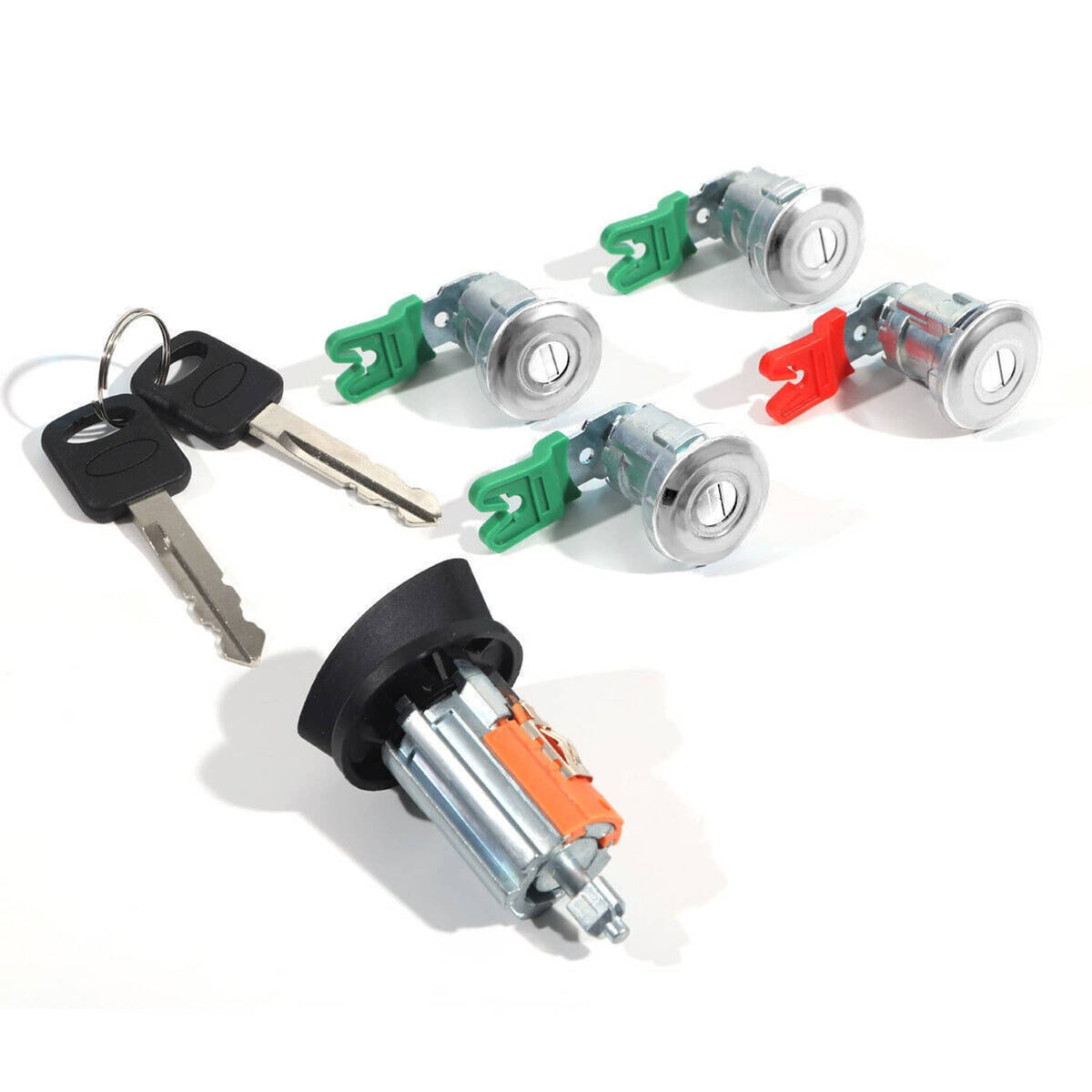 Solidspare For Ford Econoline Van E150 E250 E350 Ignition & Door Lock Cylinder KEYED ALIKE
