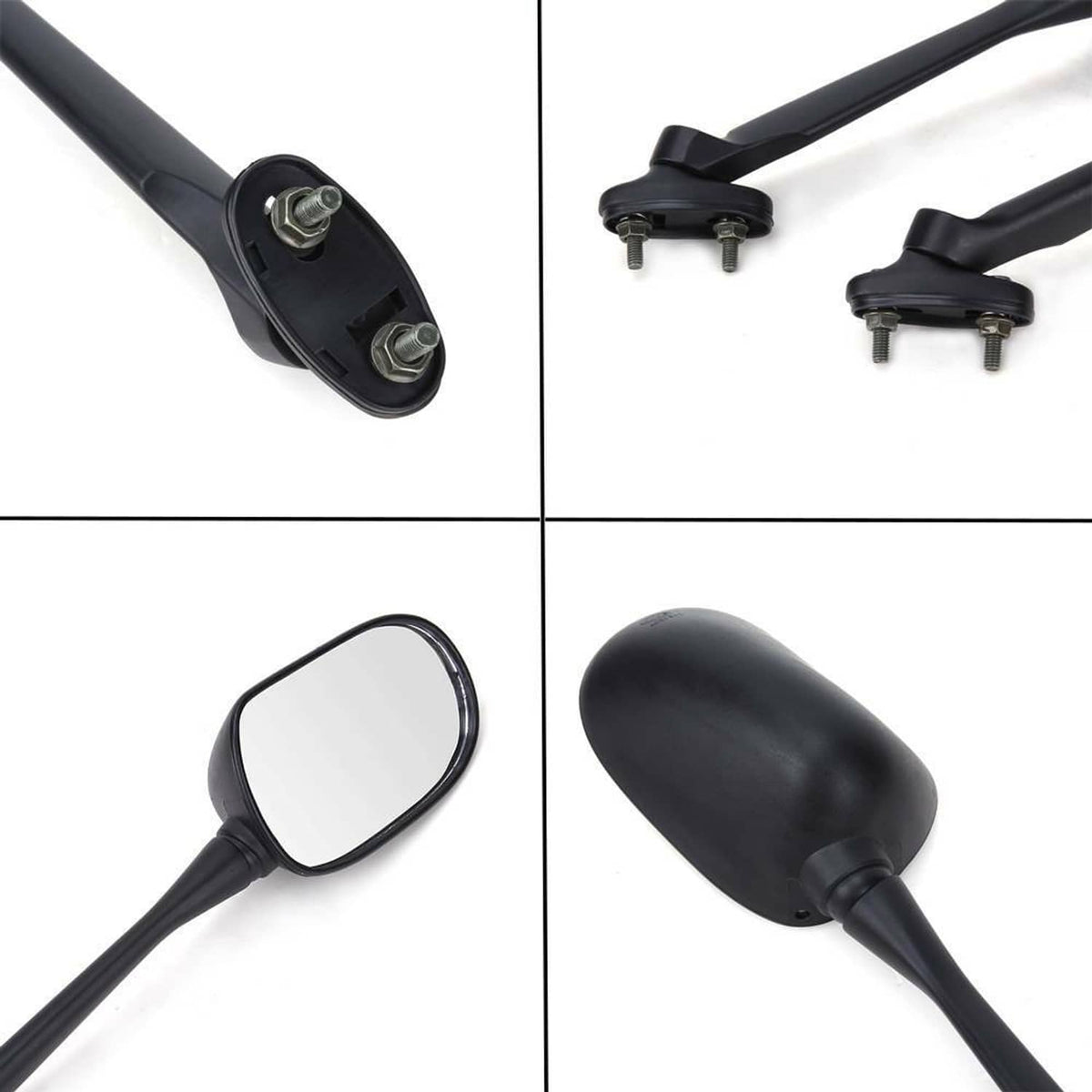 Solidspare 2PC Motorcycle Racing Rearview Side Mirrors For Honda CBR250R CBR 250R 2011-2015