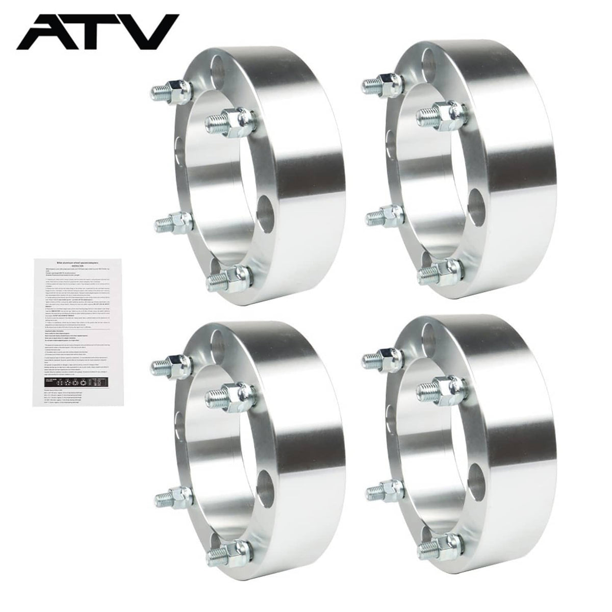 Solidspare 2'' 4×156 ATV Wheel Spacers For Polaris Sportsman Ranger RZR 570 600 700 800 ×4