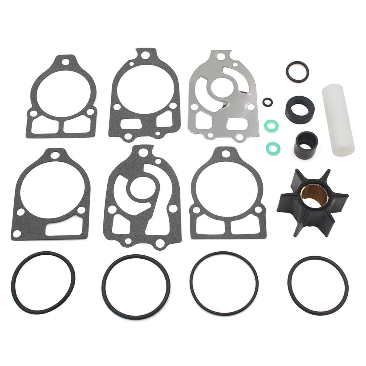 Solid Spare For Mercury 115/125/135/140/150/175/200/225HP Water Pump Impeller Kit 47-89984T5