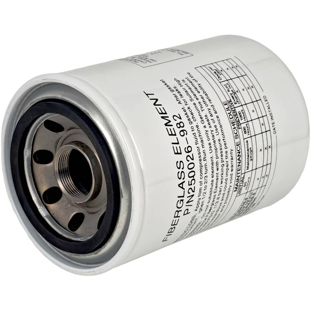 Solid Spare Oil Filter 250028-032 Fit for Sullair Air Compressor 250026-982