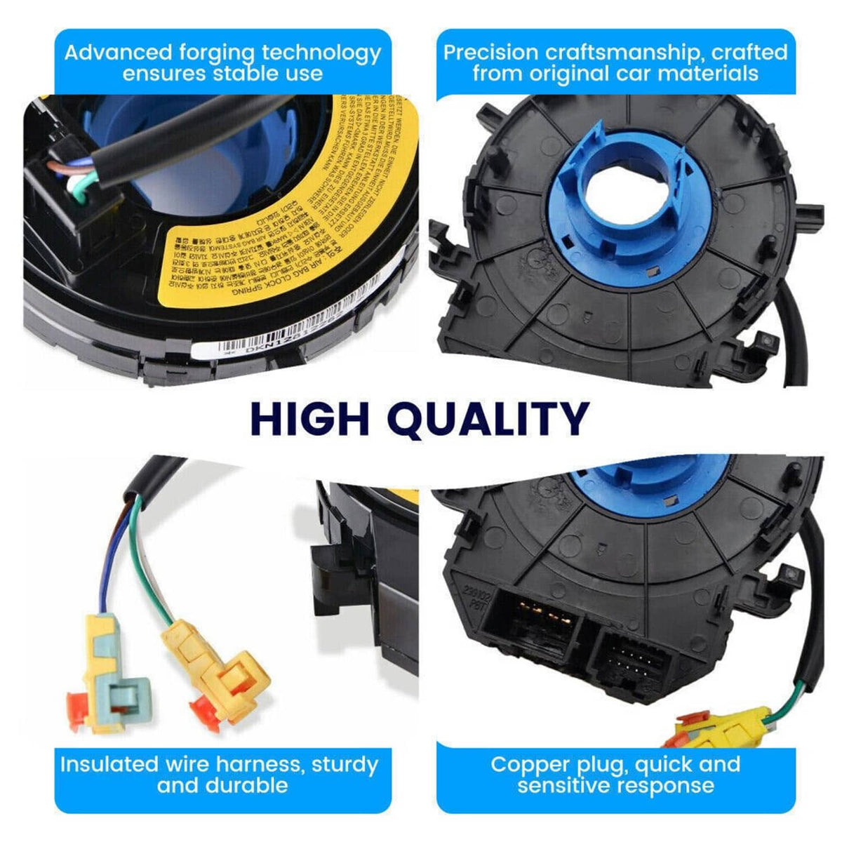 Solidspare Car Clock Spring Fits For Hyundai 2009-2014 Sonata 2011-2014 Elantra DOHC-MPI