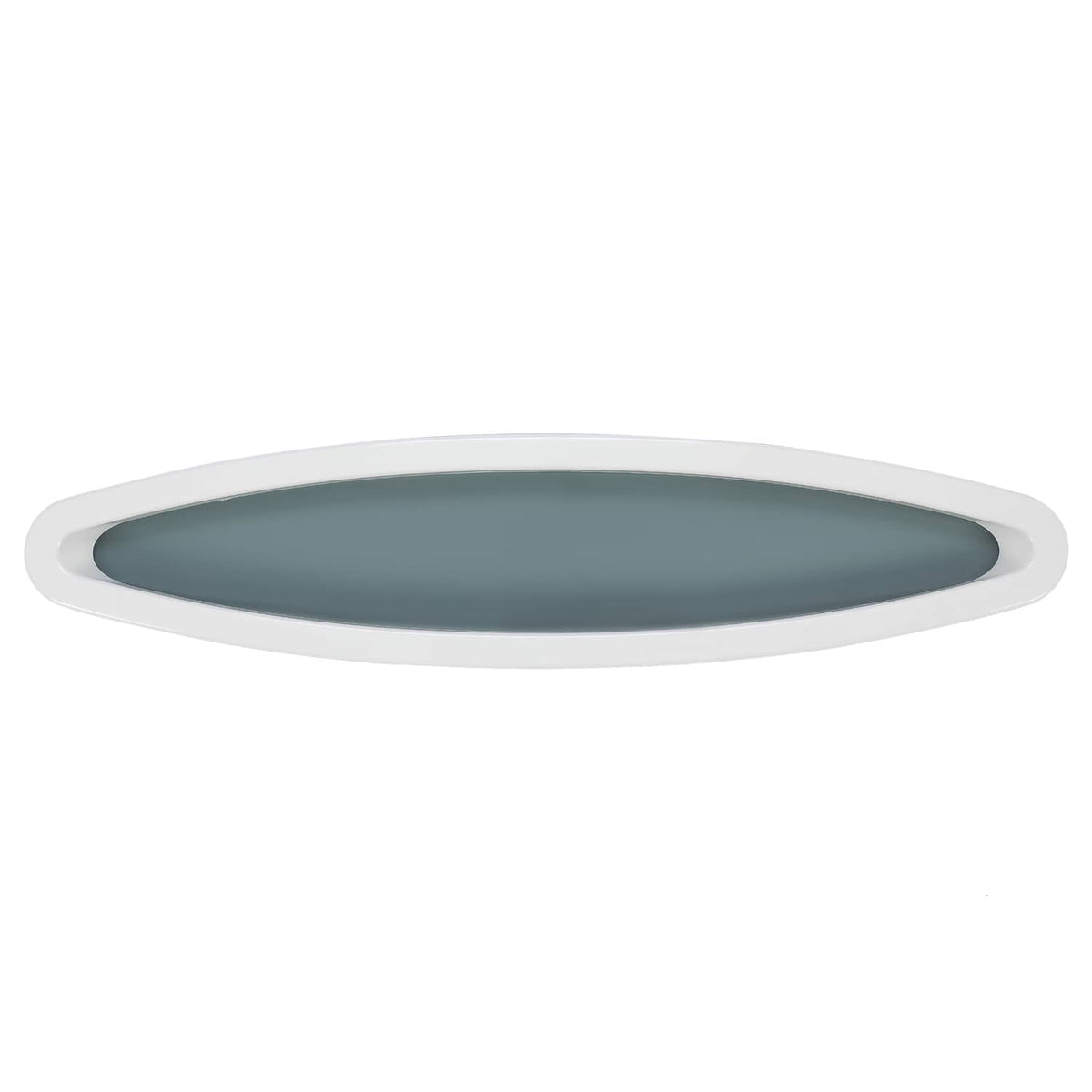 Solidspare Port Hole Bow Oval Window with Outer Ring For Sea Ray Boat 2004 & 2007