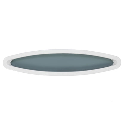 Solidspare Port Hole Bow Oval Window with Outer Ring For Sea Ray Boat 2004 & 2007