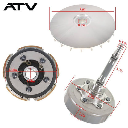 Solidspare Generic Wet Drive Clutch Housing Carrier Primary Sheave for Yamaha Rhino 660