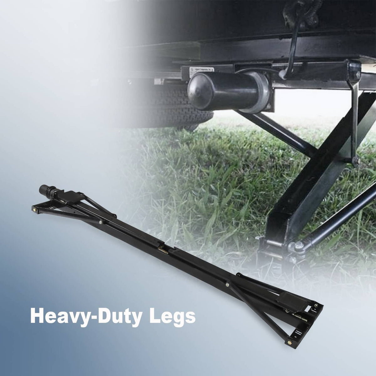 Solidspare Rear Trailer Stabilizer Jack Stand Stabilizer Jack Kit For Universal 298707