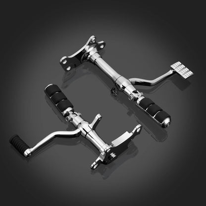 Solidspare Complete Forward Control Pegs Levers & Linkage For Sportster 883 1200 1991-2003