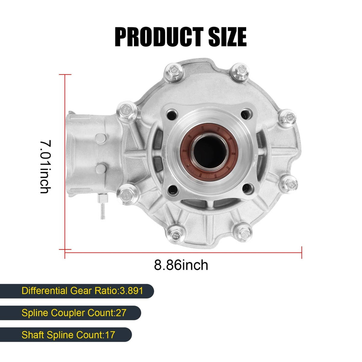 Solidspare Rear Differential Gear Case Fits Honda Fourtrax Big Red 250 41300-HA0-680
