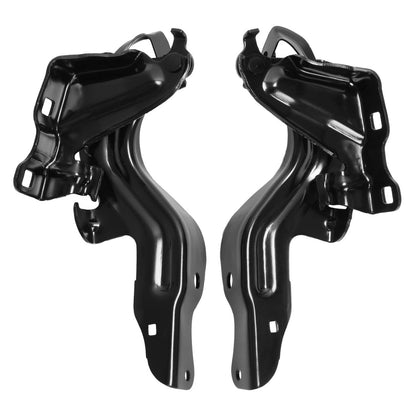 Solid Spare For 2013-2018 Nissan Altima Sedan 4Dr Hood Hinges Primed Black LH & RH Pair Set