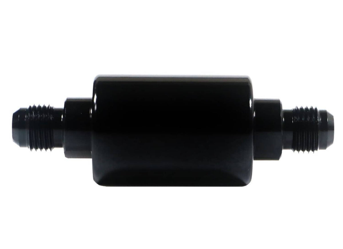 Solidspare Universal -6AN Inline Fuel Filter High Flow 100 Micron Cleanable AN6 6AN New
