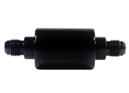 Solidspare Universal -6AN Inline Fuel Filter High Flow 100 Micron Cleanable AN6 6AN New