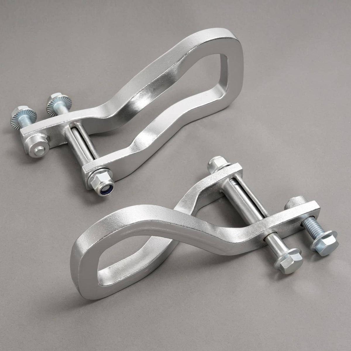 Solid Spare 2X Front Chrome Tow Recovery Hooks w/Bolts #84195902 For GMC Sierra 1500 2019-26