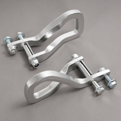 Solid Spare 2X Front Chrome Tow Recovery Hooks w/Bolts #84195902 For GMC Sierra 1500 2019-26
