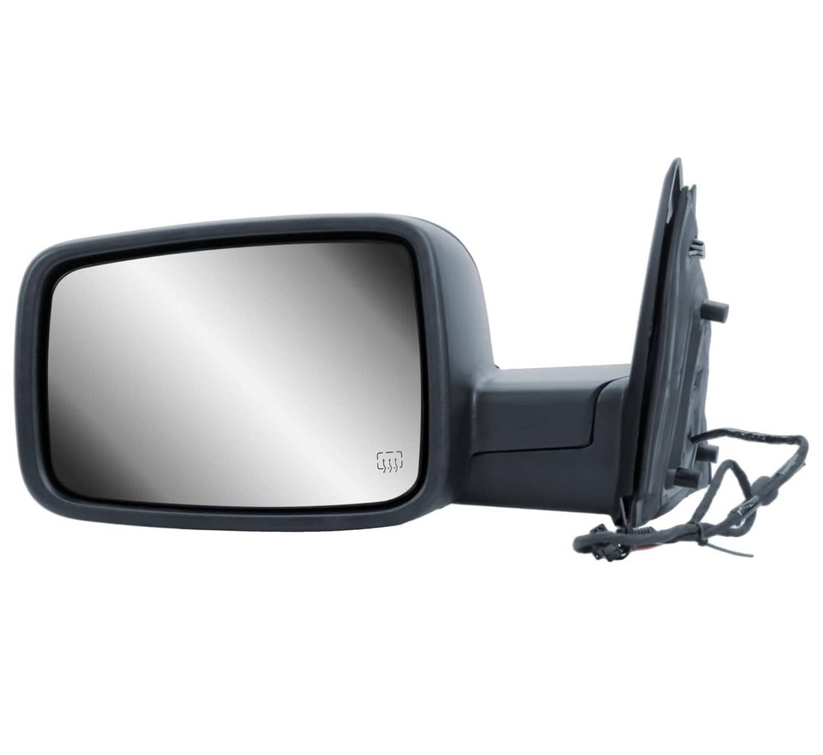 Solidspare Left/Driver Manual Fold & Heated & Temp Sensor Mirror For 2013-19 Dodge Ram 1500