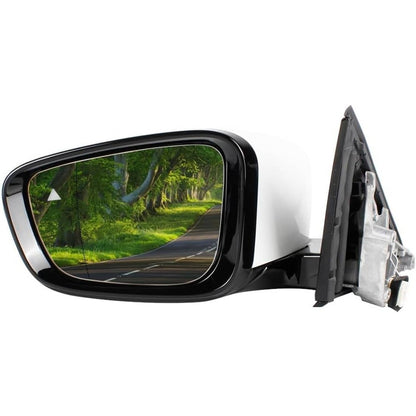 Solidspare Left Driver Side Mirror w/Blind Spot White For 2019-2023 BMW 320i 330i 330e