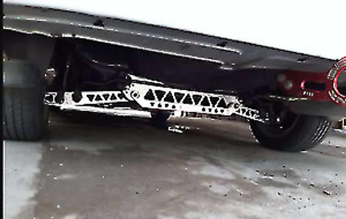 Solidspare Rear Lower Control Arms Subframe Brace Tie Bar for Honda Civic EK 96-00 Silver