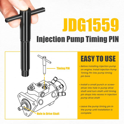 Solidspare JDG1559 Injection Pump Timing PIN, fit for John Deere Replace for JDG1559 40610