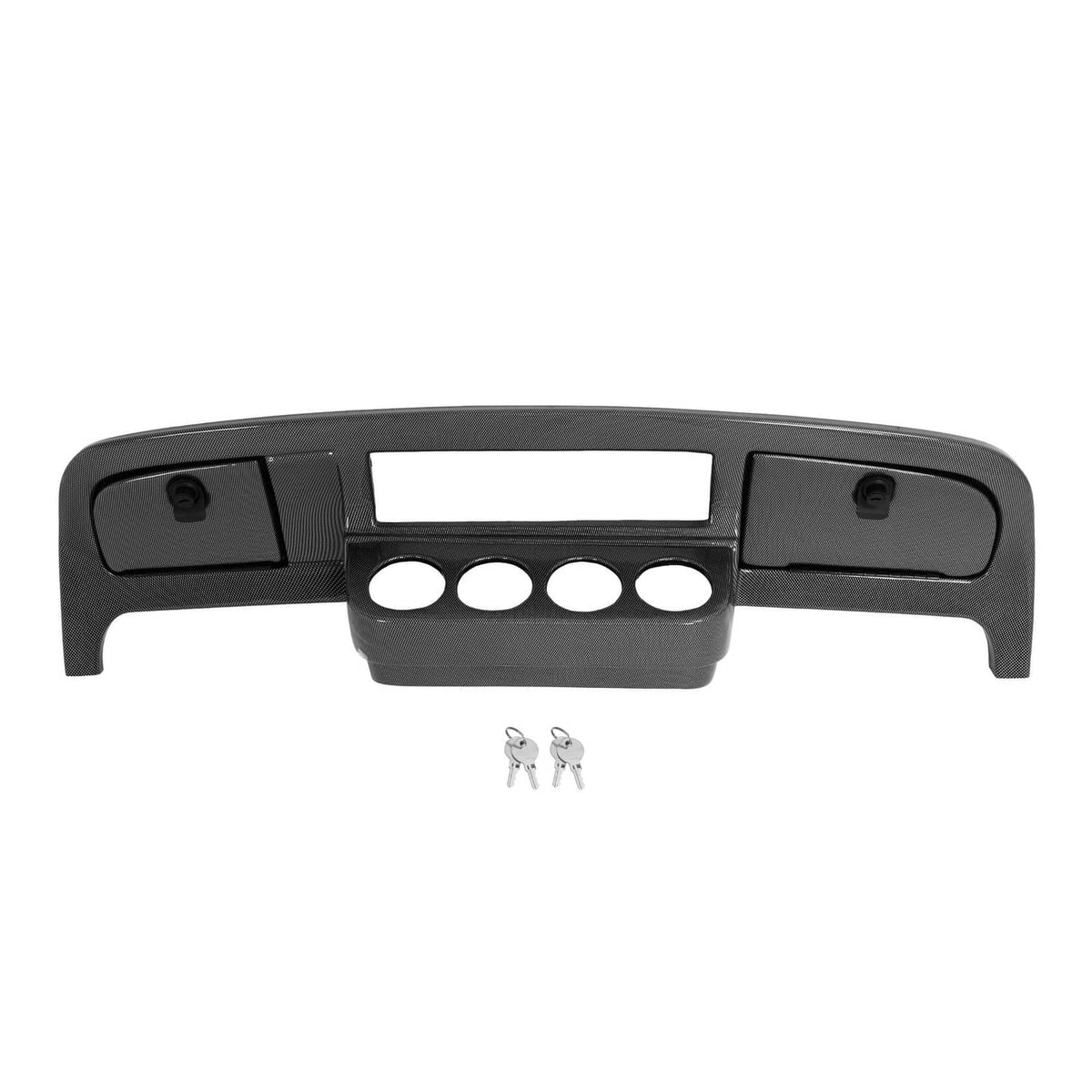 Solidspare Carbon Fiber Style Dashboard Dash Cover For EZGO Freedom TXT S4/L4/S6/L6 2014-Up