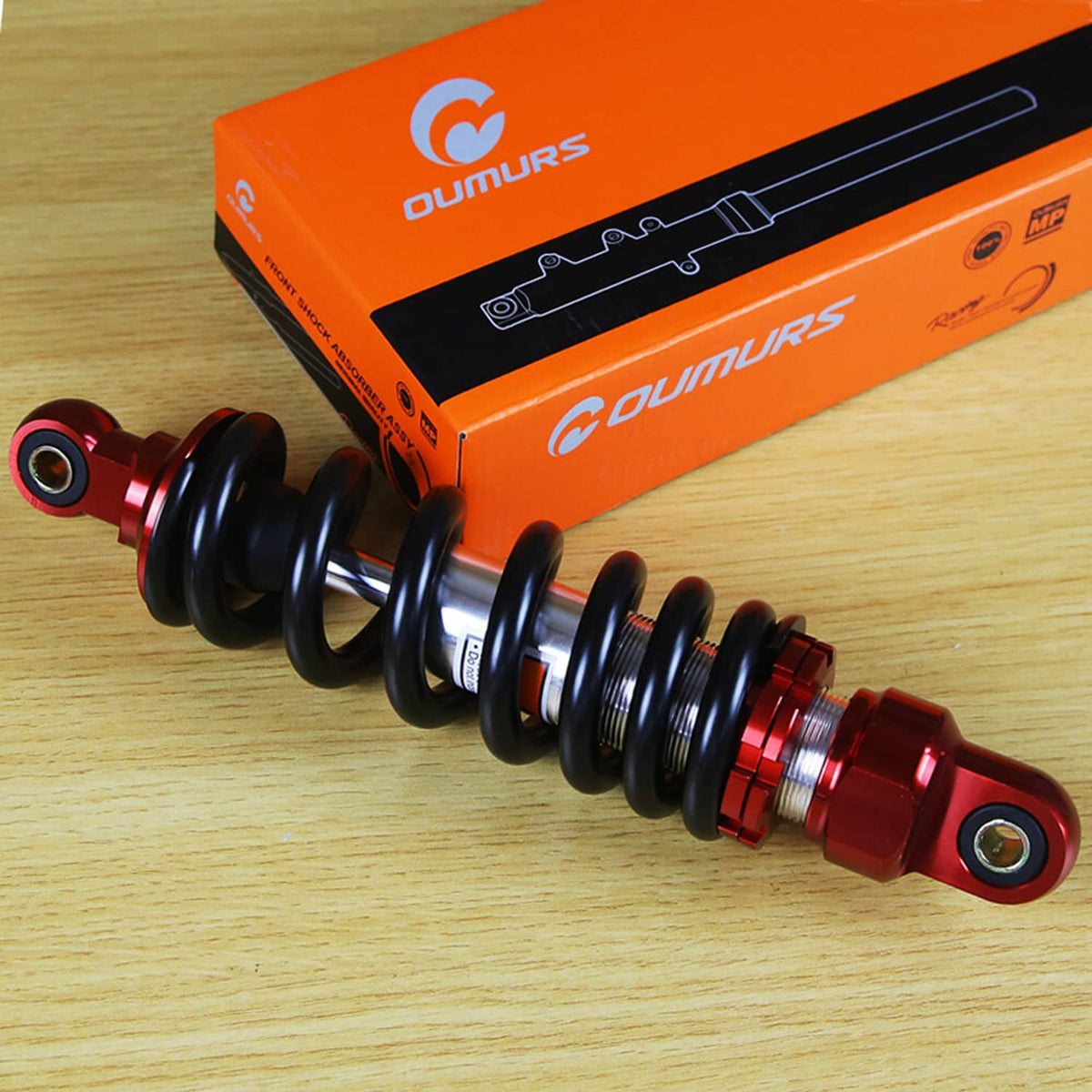 Solidspare Motorcycle Rear Shocks Absorbers Suspensions 11"  280mm for Harley Honda Yamaha