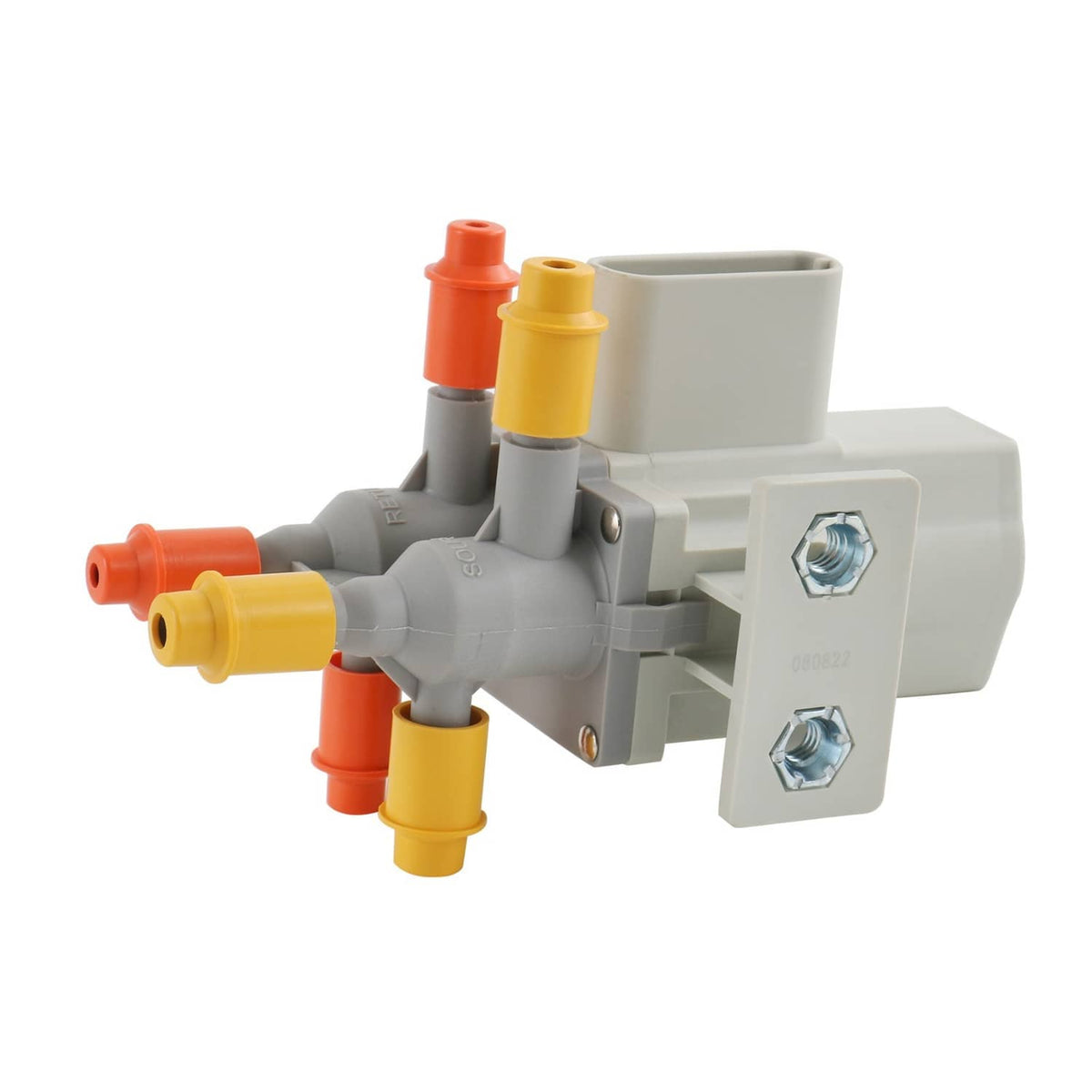 Solidspare 6C3Z9189A Fuel Tank Selector Valve Assembly,6 Ports for Ford Super Duty Diesel