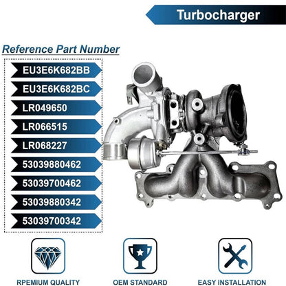 Solidspare New Turbo Charger for 2014-2017 Range Rover Evoque L538 Discovery Sport L550 2.0