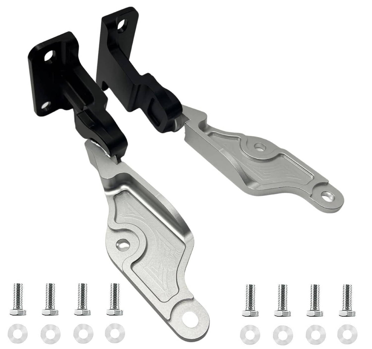 Solidspare Billet Aluminum Quick Release Hood Hinge Latch Fit for Honda Civic EK 1996-2000