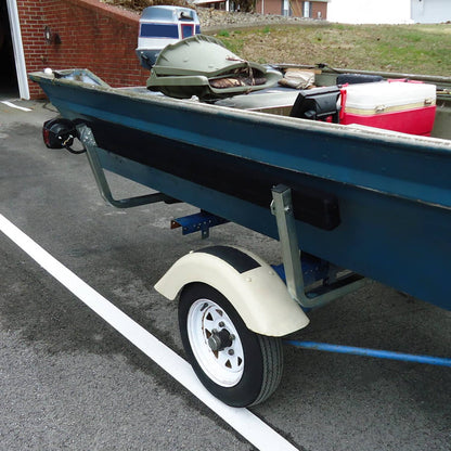 Solidspare Adjustable Boat Trailer Bunk Board Guide-on 61" Feet Rail w/Brackets Kit