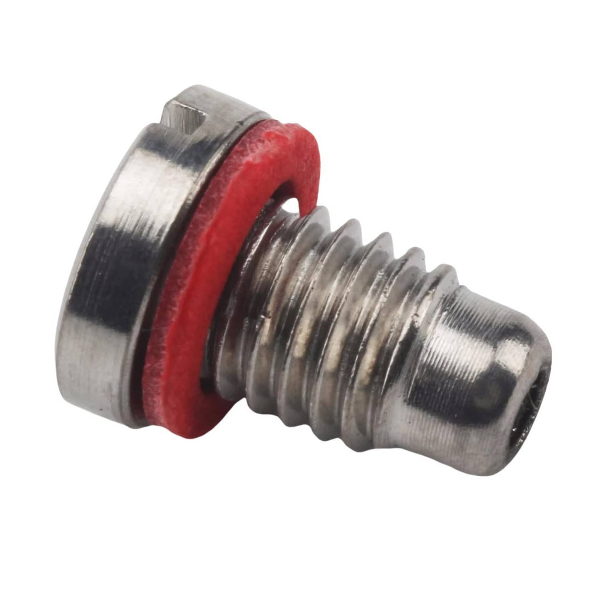 Solid Spare Slot Head Drain Fill Plug Screw & Gasket Kit For Yamaha Outboards Lower Unit 2Pc