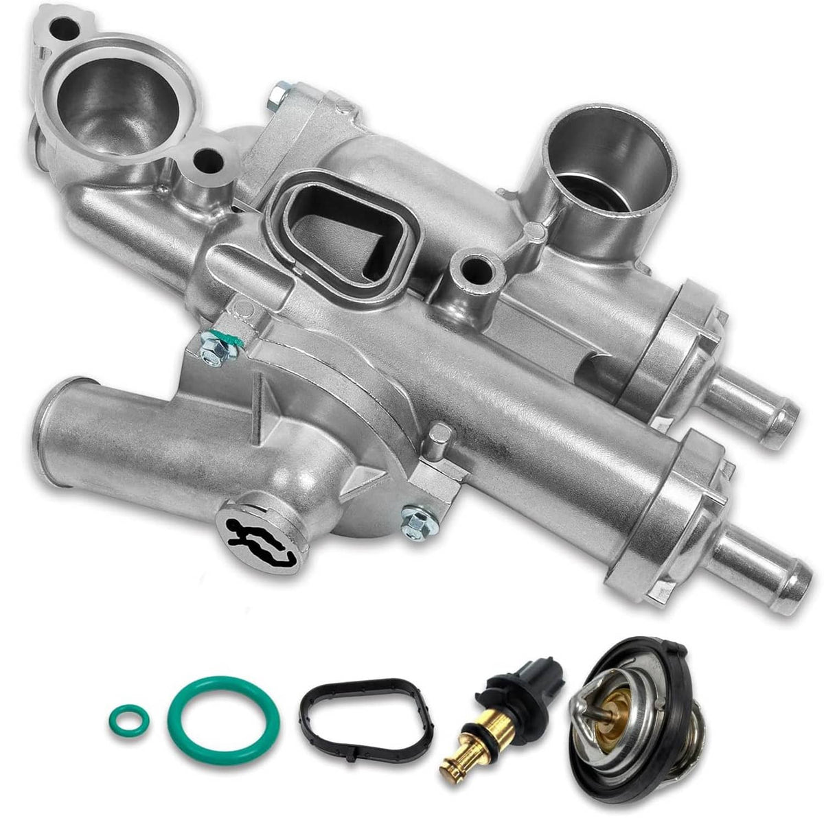 Solidspare NEW Thermostat Housing Assembly For 09-20 Dodge Journey 2008-2014 Avenger 2.4L