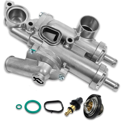 Solidspare NEW Thermostat Housing Assembly For 09-20 Dodge Journey 2008-2014 Avenger 2.4L