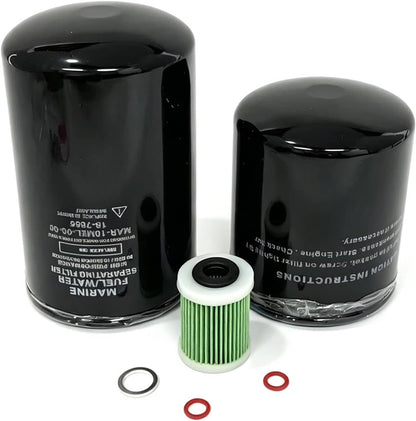 Solid Spare For Yamaha F 200-350 HP Outboard Oil Change Kit Fuel Filter Maint Kit 6P3-24563
