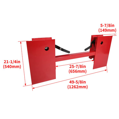 Solidspare Universal Skid Steer Quick Attach Plate 4000LBS Conversion Adapter For Bobtach