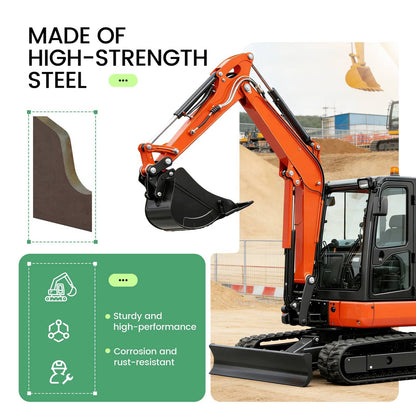 Solidspare W/Plate Quick Attach Brackets Bucket Ears For Kubota KX040 U35 KX71 KX91 KX121
