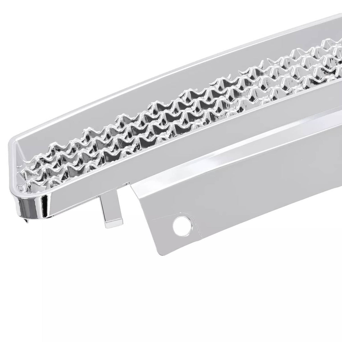 Solid Spare For 06-16 Chevy Impala/Limited Chrome Mesh Style Front Upper+Lower Bumper Grille