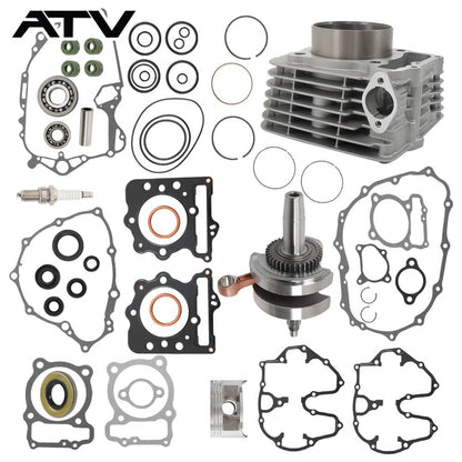 Solidspare Repair Kit For Honda 400EX 400X 1999-2004 Crank Rod Motor Piston Rebuild